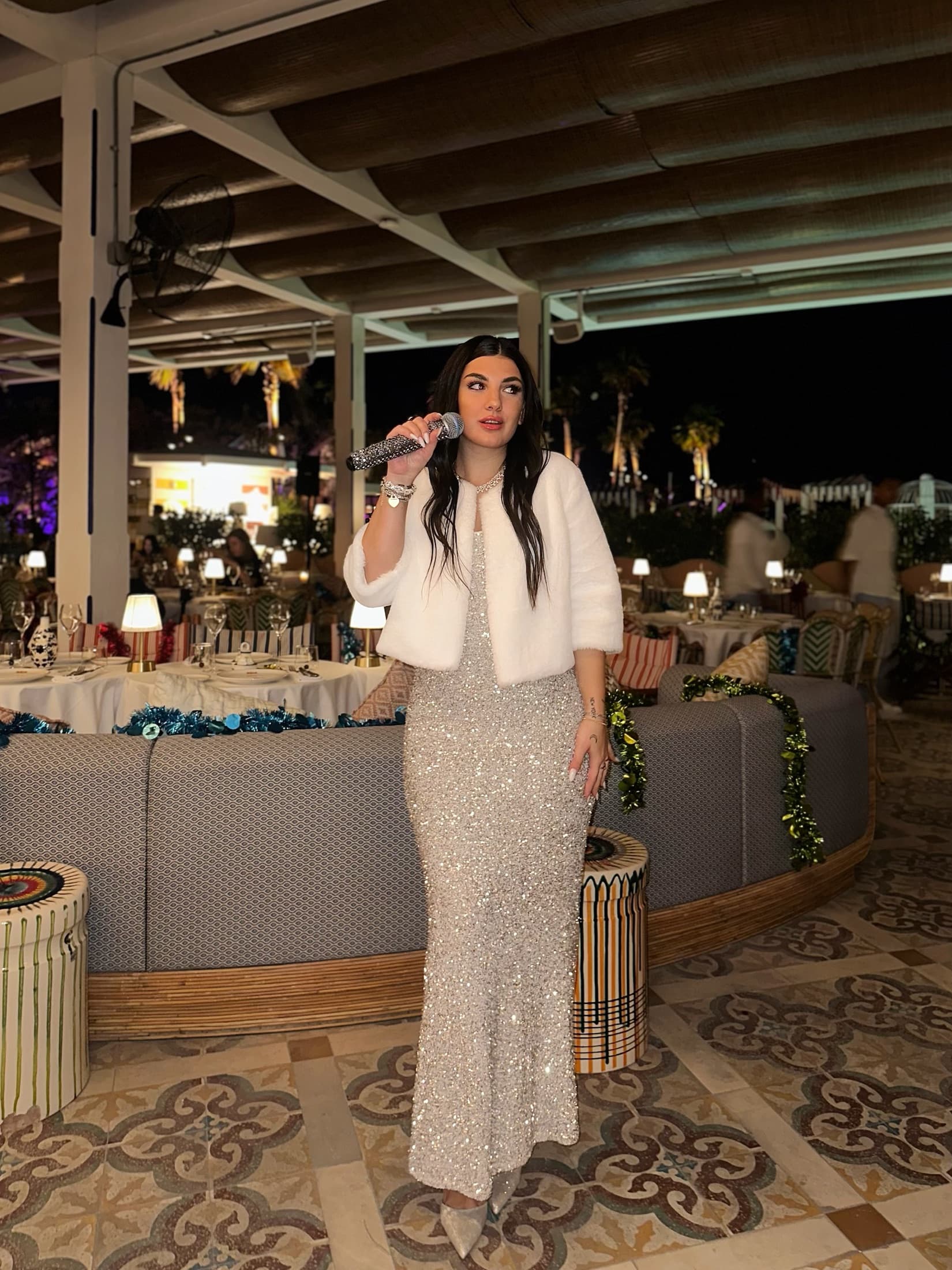 Carol Magagna performing at 5-star hotels & lounges in Dubai